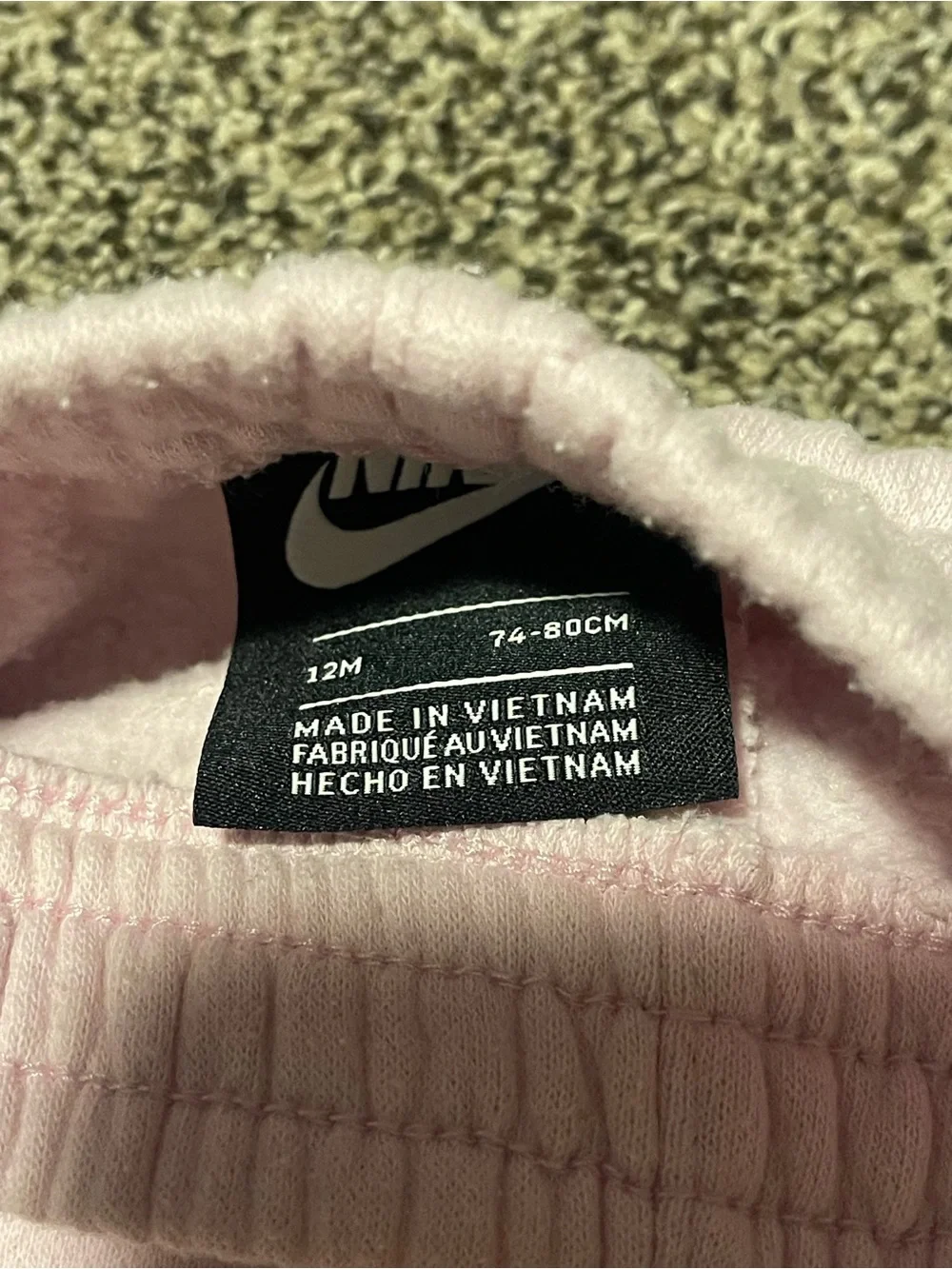 Nike Toddler Light Pink Hoodie & Jogger Set